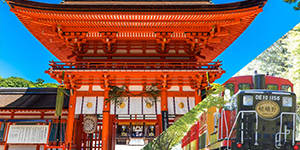 嵯峨野トロッコ列車・嵐山・太秦映画村・下鴨神社・南禅寺