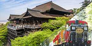 嵯峨野トロッコ列車・嵐山・清水寺・伏見稲荷大社