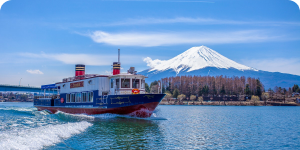 富士山五合目・河口湖遊覧船＆富士山パノラマロープウェイ Day Tour